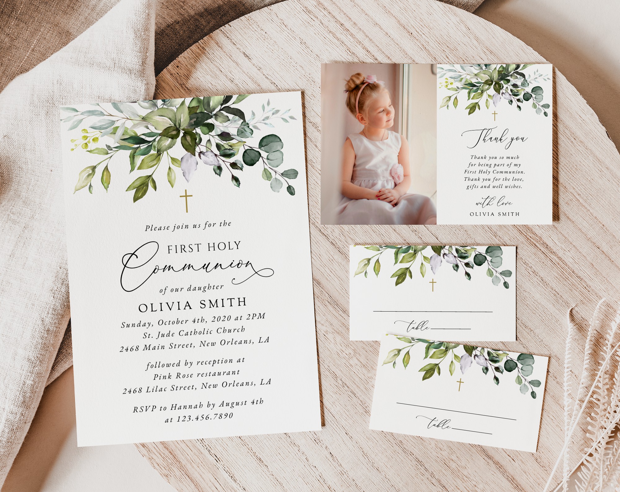 SH151 Eucalyptus Leaves First Holy Communion Shop by Collection SH151 Eucalyptus Leaves First Holy Communion Shop by Collection