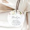 Pink, Orange and White Flowers First Holy Communion Favor Tags, Gift Tags, Printable File, Edit Yourself, SH157 Pink, Orange and White Flowers First Holy Communion Favor Tags, Gift Tags, Printable File, Edit Yourself, SH157