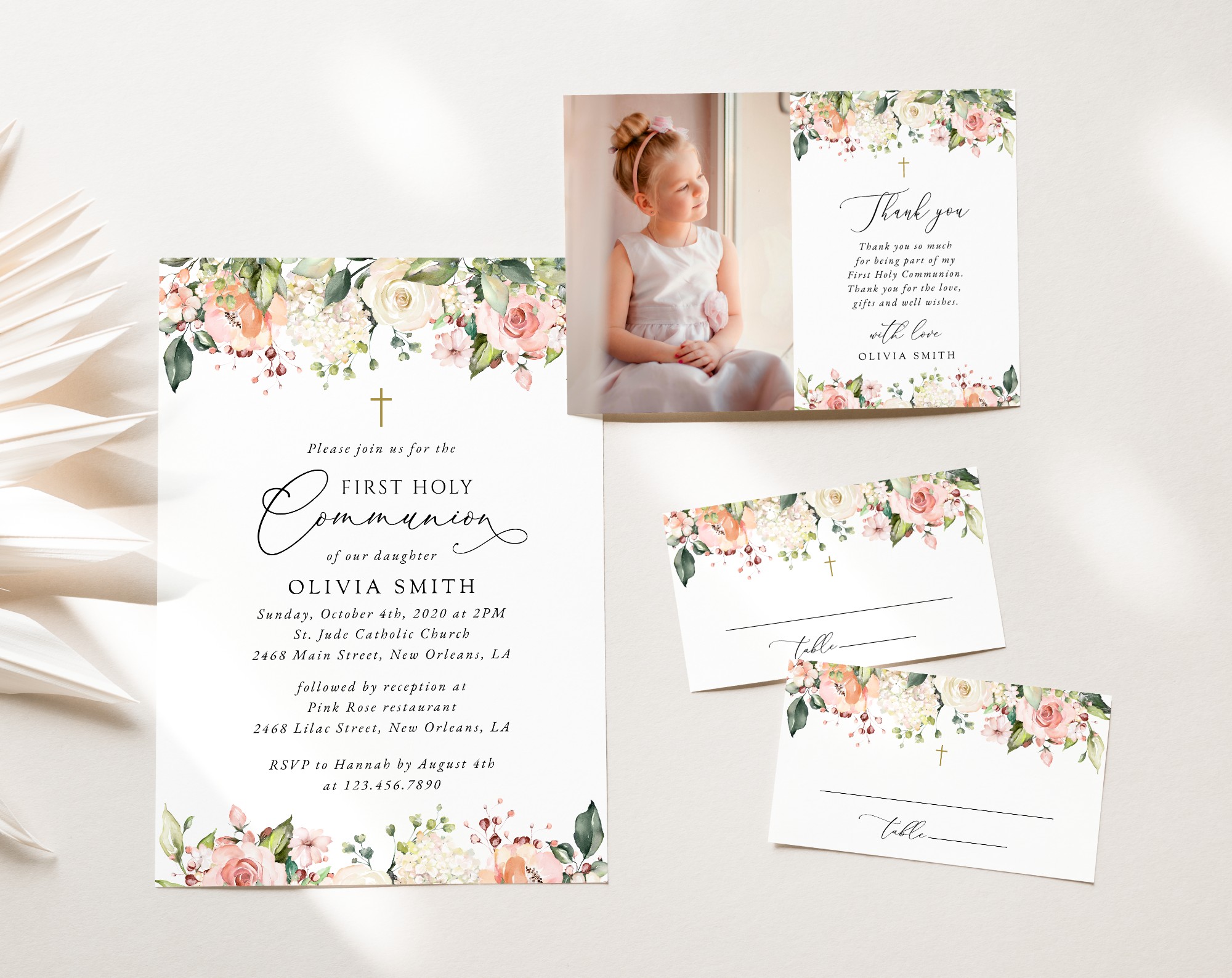 SH157 Pink, Orange and White Flowers First Holy Communion Shop by Collection SH157 Pink, Orange and White Flowers First Holy Communion Shop by Collection