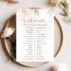 Blush Pink Flowers Bridal Shower Games, Set of 3 Games, Printable File, Edit Yourself, SH165 Blush Pink Flowers Bridal Shower Games, Set of 3 Games, Printable File, Edit Yourself, SH165
