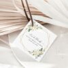 White Flowers Favor Tags, Gift Tags, Bridal Shower, Printable File, Edit Yourself, SH172