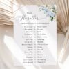 Blue Flowers and Gold Confetti Bridal Shower Games, Set of 3 Games, Printable File, Edit Yourself, SH176