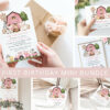 Farm Animals and Pink Barn First Birthday Mini Bundle, Girl Birthday, Printable File, Edit Yourself, SH112 Farm Animals and Pink Barn First Birthday Mini Bundle, Girl Birthday, Printable File, Edit Yourself, SH112