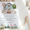 Farm Animals and Blue Barn First Birthday Invitation, Birthday Stationery, Boy Birthday, Printable File, Edit Yourself, SH113