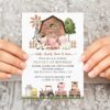 Farm Animals and Brown Barn First Birthday Invitation, Birthday Stationery, Gender Neutral, Printable File, Edit Yourself, SH116 Farm Animals and Brown Barn First Birthday Invitation, Birthday Stationery, Gender Neutral, Printable File, Edit Yourself, SH116