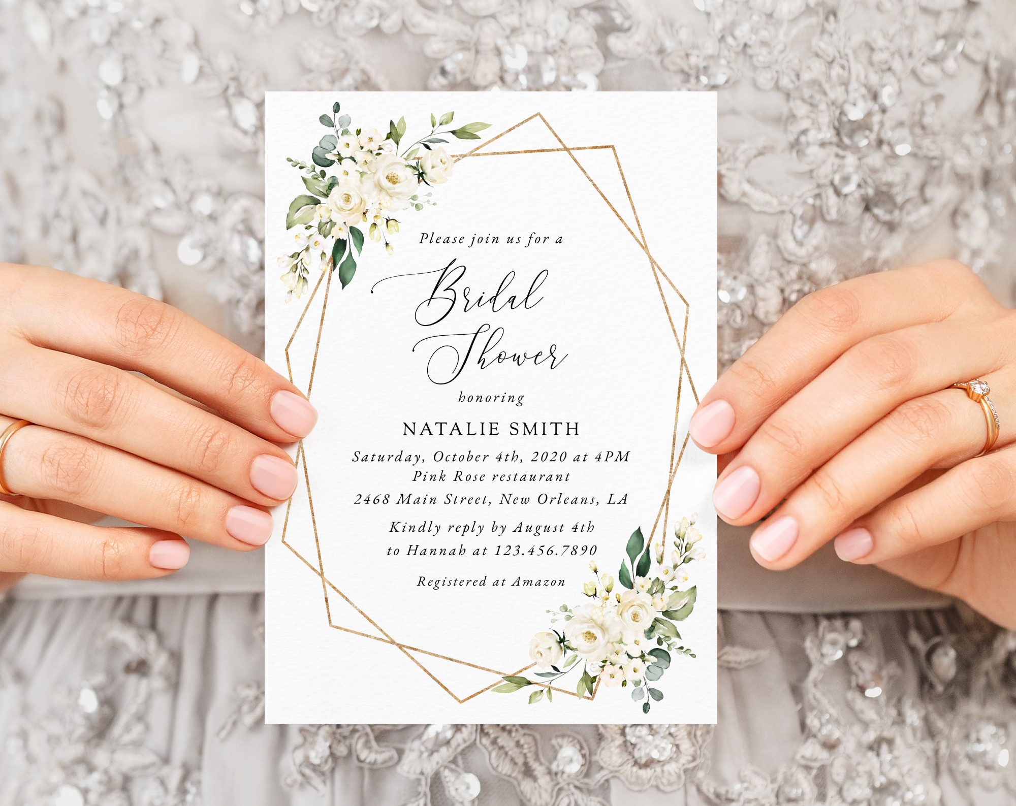 White Flowers Bridal Shower Invitation, Bridal Stationery, Printable File, Edit Yourself, SH172 White Flowers Bridal Shower Invitation, Bridal Stationery, Printable File, Edit Yourself, SH172