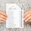 Purple Flowers and Gold Confetti Bridal Shower Games, Set of 3 Games, Printable File, Edit Yourself, SH177 Purple Flowers and Gold Confetti Bridal Shower Games, Set of 3 Games, Printable File, Edit Yourself, SH177