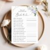Purple Flowers and Gold Confetti Bridal Shower Games, Set of 3 Games, Printable File, Edit Yourself, SH177 Purple Flowers and Gold Confetti Bridal Shower Games, Set of 3 Games, Printable File, Edit Yourself, SH177