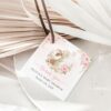 Cute Bunny and Pink Flowers Favor Tags, Gift Tags, Party Tags, Girl Baby Shower, Printable File, Edit Yourself, SH180 Cute Bunny and Pink Flowers Favor Tags, Gift Tags, Party Tags, Girl Baby Shower, Printable File, Edit Yourself, SH180