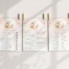 Cute Bunny and Pink Flowers Baby Shower Games, Set of 3 Games, Girl Baby Shower, Printable File, Edit Yourself, SH180 Cute Bunny and Pink Flowers Baby Shower Games, Set of 3 Games, Girl Baby Shower, Printable File, Edit Yourself, SH180