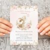 Cute Bunny and Pink Flowers Baby Shower Invitation, Girl Baby Shower, Printable File, Edit Yourself, SH180 Cute Bunny and Pink Flowers Baby Shower Invitation, Girl Baby Shower, Printable File, Edit Yourself, SH180