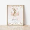 Baby Bunny and Pink Flowers Custom Sign, Printable File, Edit Yourself, SH184 SH186 Baby Bunny and Pink Flowers Custom Sign, Printable File, Edit Yourself, SH184 SH186