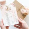 Baby Bunny and Pink Flowers Baby Shower Games, Set of 3 Games, Girl Baby Shower, Printable File, Edit Yourself, SH184 Baby Bunny and Pink Flowers Baby Shower Games, Set of 3 Games, Girl Baby Shower, Printable File, Edit Yourself, SH184