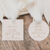 Minimal Boho Favor Tags, Gift Tags, Party Tags, Girl Baby Shower, Printable File, Edit Yourself, SH185