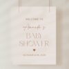 Minimal Boho Welcome Sign, Baby Shower Sign, Girl Baby Shower, Printable File, Edit Yourself, SH185 Minimal Boho Welcome Sign, Baby Shower Sign, Girl Baby Shower, Printable File, Edit Yourself, SH185