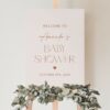 Minimal Boho Welcome Sign, Baby Shower Sign, Girl Baby Shower, Printable File, Edit Yourself, SH185 Minimal Boho Welcome Sign, Baby Shower Sign, Girl Baby Shower, Printable File, Edit Yourself, SH185