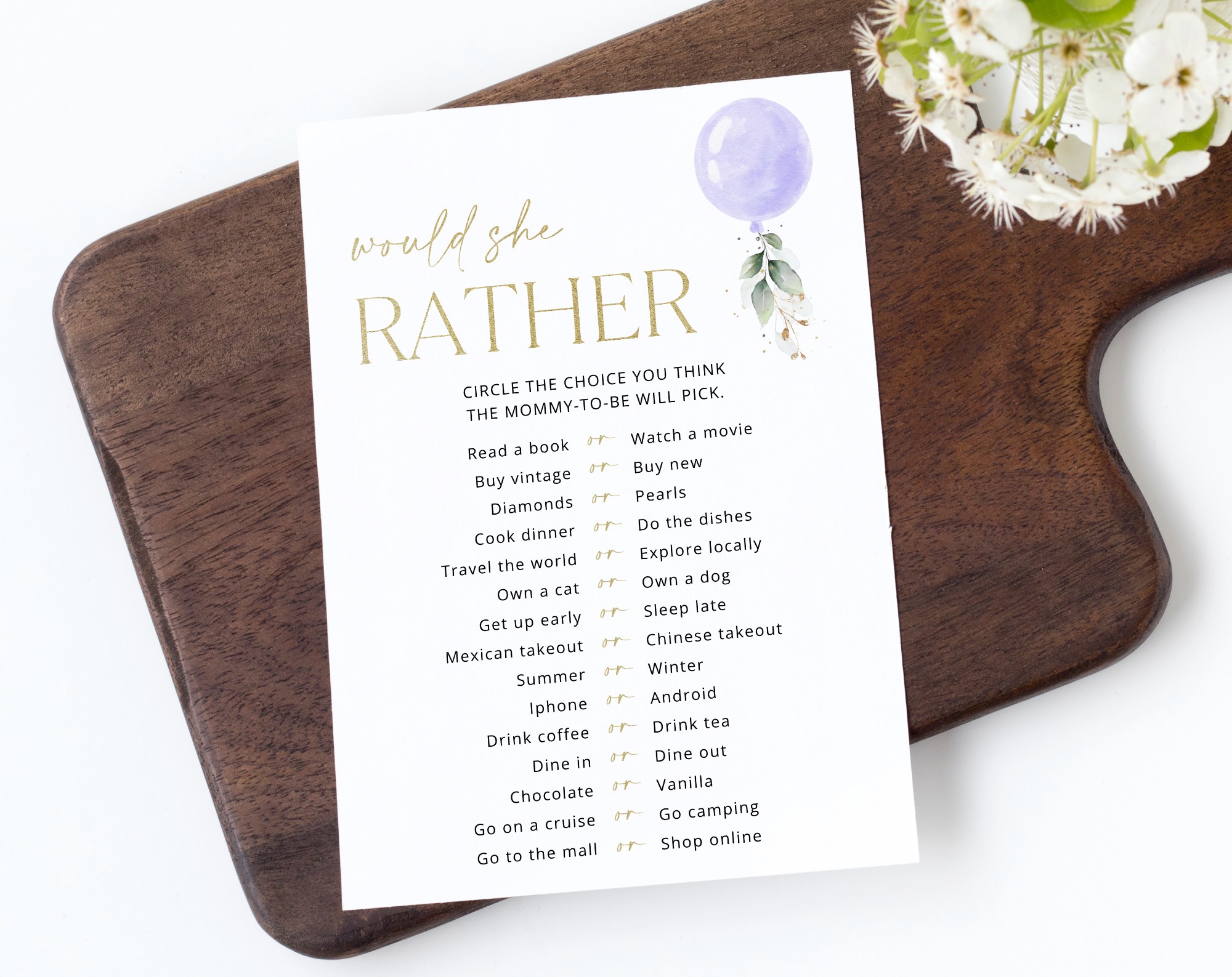 Purple Balloon Baby Shower Games, Set of 3 Games, Girl Baby Shower, Printable File, Edit Yourself, SH187 Purple Balloon Baby Shower Games, Set of 3 Games, Girl Baby Shower, Printable File, Edit Yourself, SH187