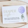 Purple Balloon Baby Shower Invitation Suite, Girl Baby Shower, Printable File, Edit Yourself, SH187 Purple Balloon Baby Shower Invitation Suite, Girl Baby Shower, Printable File, Edit Yourself, SH187