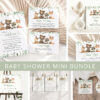 Forest Animals Baby Shower Mini Bundle, Gender Neutral Baby Shower, Printable File, Edit Yourself, SH188 Forest Animals Baby Shower Mini Bundle, Gender Neutral Baby Shower, Printable File, Edit Yourself, SH188