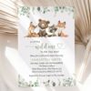 Forest Animals Baby Shower Invitation, Gender Neutral Baby Shower, Printable File, Edit Yourself, SH188 Forest Animals Baby Shower Invitation, Gender Neutral Baby Shower, Printable File, Edit Yourself, SH188