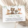 Forest Animals Baby Shower Invitation Suite, Gender Neutral Baby Shower, Printable File, Edit Yourself, SH188 Forest Animals Baby Shower Invitation Suite, Gender Neutral Baby Shower, Printable File, Edit Yourself, SH188