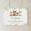 Forest Animals Welcome Sign, Baby Shower Sign, Gender Neutral Baby Shower, Printable File, Edit Yourself, SH188 Forest Animals Welcome Sign, Baby Shower Sign, Gender Neutral Baby Shower, Printable File, Edit Yourself, SH188