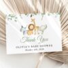 Safari Animals Thank You Card, Gender Neutral Baby Shower, Printable File, Edit Yourself, SH189