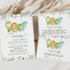 Cute Dinosaurs Baby Shower Invitation Suite, Gender Neutral Baby Shower, Printable File, Edit Yourself, SH190