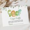 Cute Dinosaurs Baby Shower Invitation Suite, Gender Neutral Baby Shower, Printable File, Edit Yourself, SH190