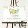 Cute Dinosaurs Baby Shower Mini Bundle, Gender Neutral Baby Shower, Printable File, Edit Yourself, SH190