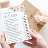 Blush Flowers Baby Shower Games, Set of 3 Games, Girl Baby Shower, Printable File, Edit Yourself, SH191