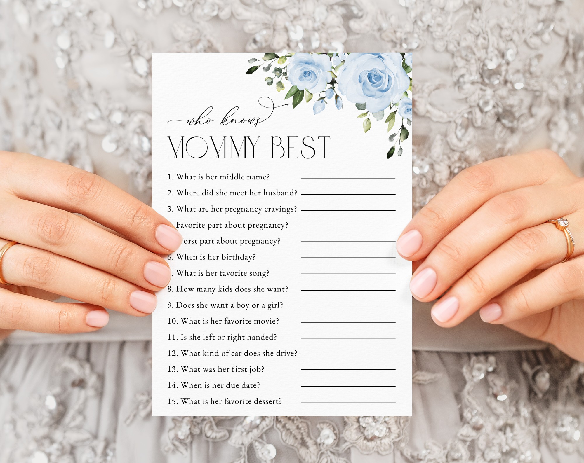 Dusty Blue Flowers Baby Shower Games, Set of 3 Games, Boy Baby Shower, Printable File, Edit Yourself, SH194 Dusty Blue Flowers Baby Shower Games, Set of 3 Games, Boy Baby Shower, Printable File, Edit Yourself, SH194