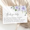 Purple Flowers Baby Shower Invitation Suite, Girl Baby Shower, Printable File, Edit Yourself, SH195 Purple Flowers Baby Shower Invitation Suite, Girl Baby Shower, Printable File, Edit Yourself, SH195
