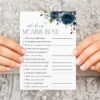 Navy Blue Flowers Baby Shower Games, Set of 3 Games, Boy Baby Shower, Printable File, Edit Yourself, SH197 Navy Blue Flowers Baby Shower Games, Set of 3 Games, Boy Baby Shower, Printable File, Edit Yourself, SH197