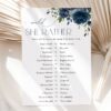 Navy Blue Flowers Baby Shower Games, Set of 3 Games, Boy Baby Shower, Printable File, Edit Yourself, SH197 Navy Blue Flowers Baby Shower Games, Set of 3 Games, Boy Baby Shower, Printable File, Edit Yourself, SH197