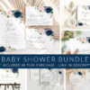 Navy and Blush Flowers Baby Shower Mini Bundle, Girl Baby Shower, Printable File, Edit Yourself, SH198 Navy and Blush Flowers Baby Shower Mini Bundle, Girl Baby Shower, Printable File, Edit Yourself, SH198