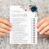 Navy and Blush Flowers Baby Shower Games, Set of 3 Games, Girl Baby Shower, Printable File, Edit Yourself, SH198