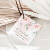 Blush Pink Flowers Favor Tags, Gift Tags, Party Tags, Girl Baby Shower, Printable File, Edit Yourself, SH199 Blush Pink Flowers Favor Tags, Gift Tags, Party Tags, Girl Baby Shower, Printable File, Edit Yourself, SH199