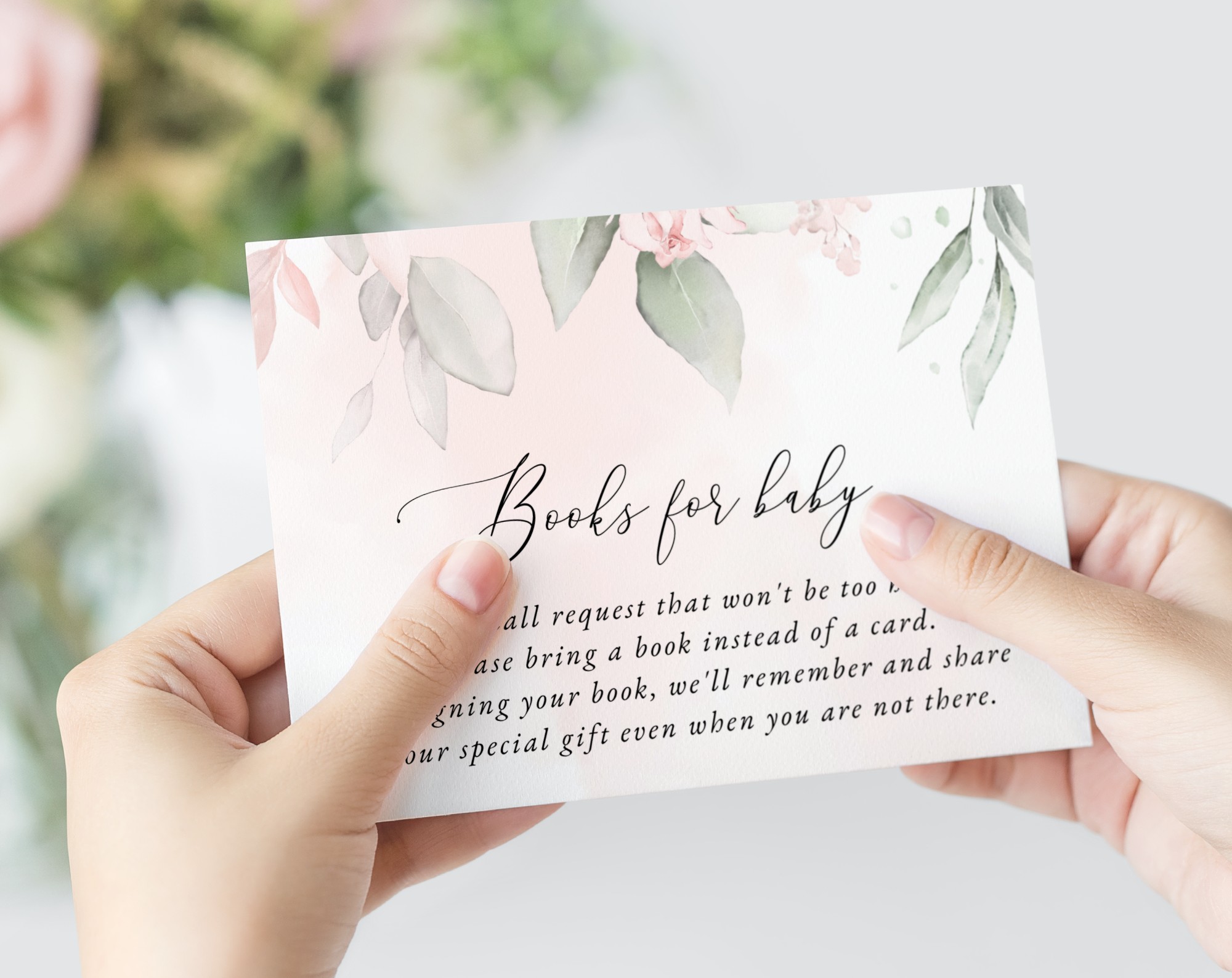 Blush Pink Flowers Baby Shower Invitation Suite, Girl Baby Shower, Printable File, Edit Yourself, SH199 Blush Pink Flowers Baby Shower Invitation Suite, Girl Baby Shower, Printable File, Edit Yourself, SH199