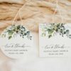 Eucalyptus Leaves Favor Tags, Gift Tags, Gender Neutral Baby Shower, Printable File, Edit Yourself, SH200 Eucalyptus Leaves Favor Tags, Gift Tags, Gender Neutral Baby Shower, Printable File, Edit Yourself, SH200