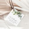 Eucalyptus Leaves Favor Tags, Gift Tags, Gender Neutral Baby Shower, Printable File, Edit Yourself, SH200 Eucalyptus Leaves Favor Tags, Gift Tags, Gender Neutral Baby Shower, Printable File, Edit Yourself, SH200