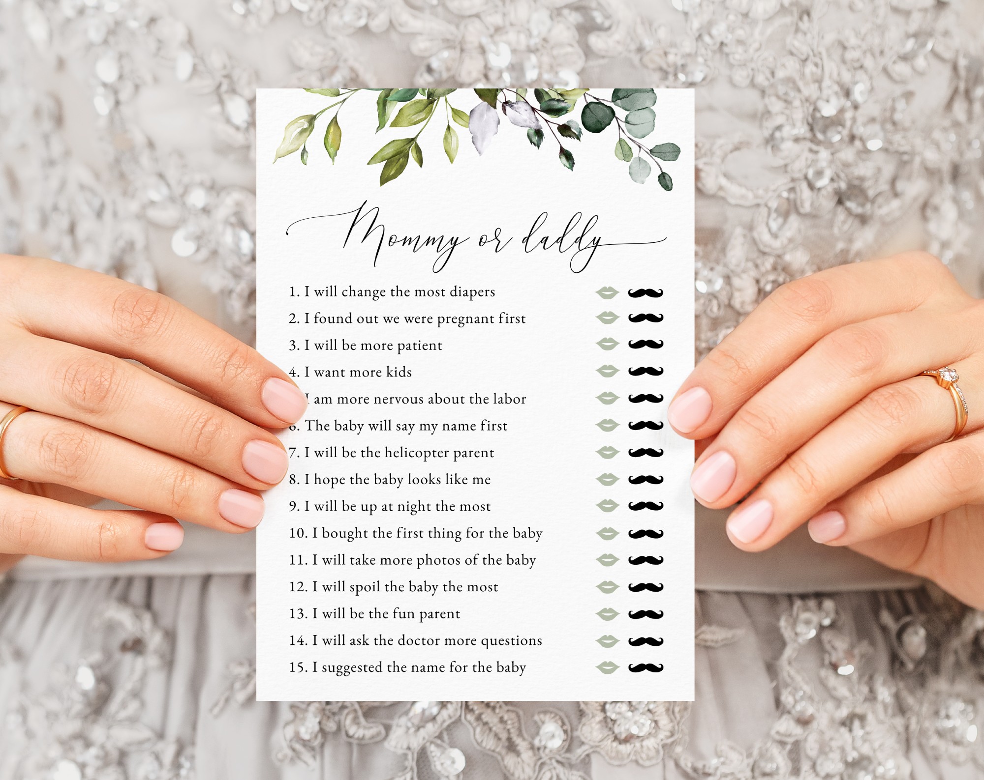 Eucalyptus Leaves Baby Shower Games, Set of 3 Games, Gender Neutral Baby Shower, Printable File, Edit Yourself, SH200 Eucalyptus Leaves Baby Shower Games, Set of 3 Games, Gender Neutral Baby Shower, Printable File, Edit Yourself, SH200