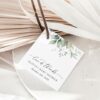 Greenery and Gold Favor Tags, Gift Tags, Gender Neutral Baby Shower, Printable File, Edit Yourself, SH201 Greenery and Gold Favor Tags, Gift Tags, Gender Neutral Baby Shower, Printable File, Edit Yourself, SH201