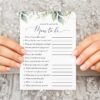 Greenery and Gold Baby Shower Games, Set of 3 Games, Gender Neutral Baby Shower, Printable File, Edit Yourself, SH201