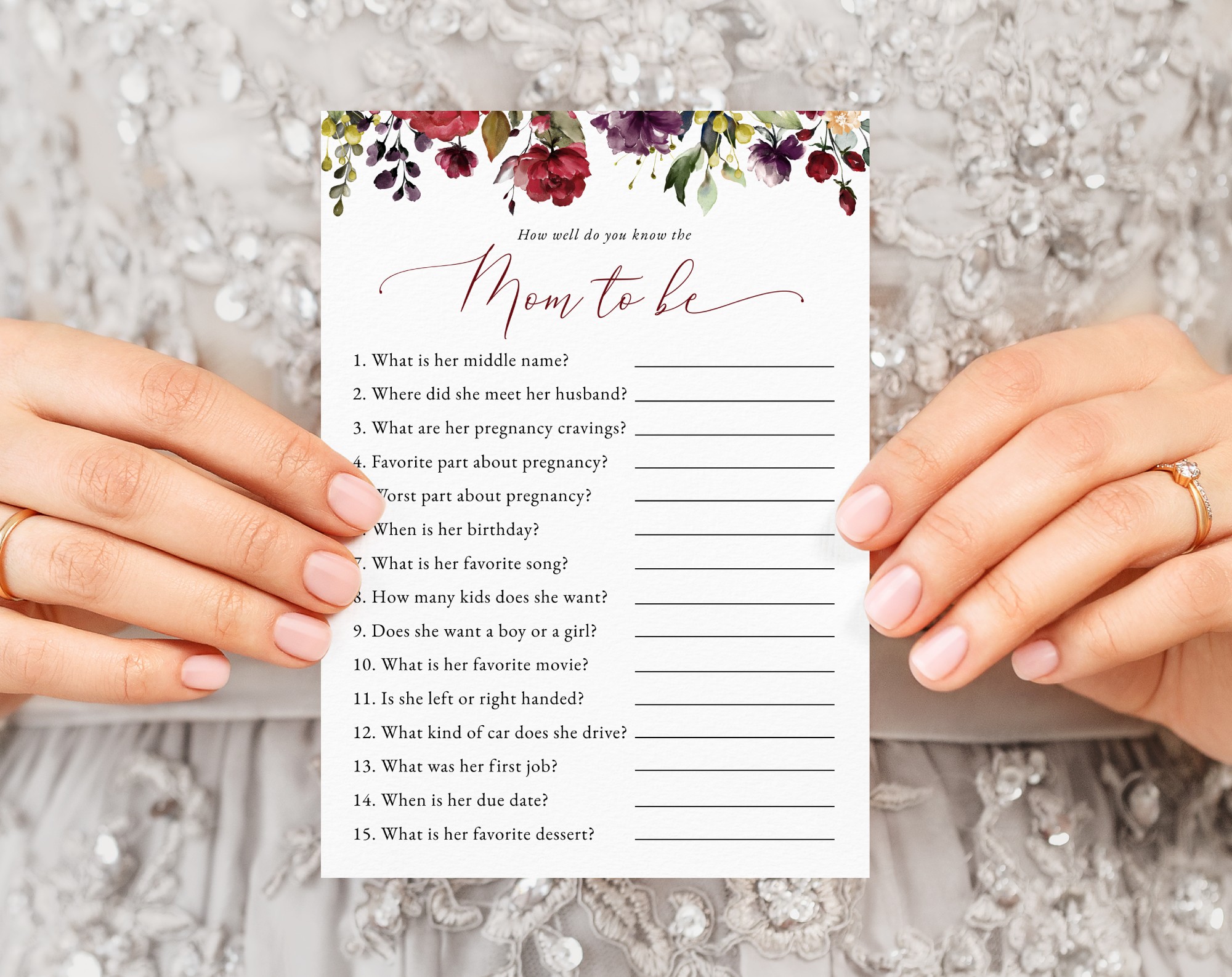 Burgundy, Purple and Blush Flowers Baby Shower Games, Set of 3 Games, Girl Baby Shower, Printable File, Edit Yourself, SH202 Burgundy, Purple and Blush Flowers Baby Shower Games, Set of 3 Games, Girl Baby Shower, Printable File, Edit Yourself, SH202