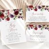 Burgundy, Purple and Blush Flowers Baby Shower Invitation Suite, Girl Baby Shower, Printable File, Edit Yourself, SH202 Burgundy, Purple and Blush Flowers Baby Shower Invitation Suite, Girl Baby Shower, Printable File, Edit Yourself, SH202