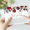 Burgundy, Purple and Blush Flowers Baby Shower Invitation Suite, Girl Baby Shower, Printable File, Edit Yourself, SH202 Burgundy, Purple and Blush Flowers Baby Shower Invitation Suite, Girl Baby Shower, Printable File, Edit Yourself, SH202