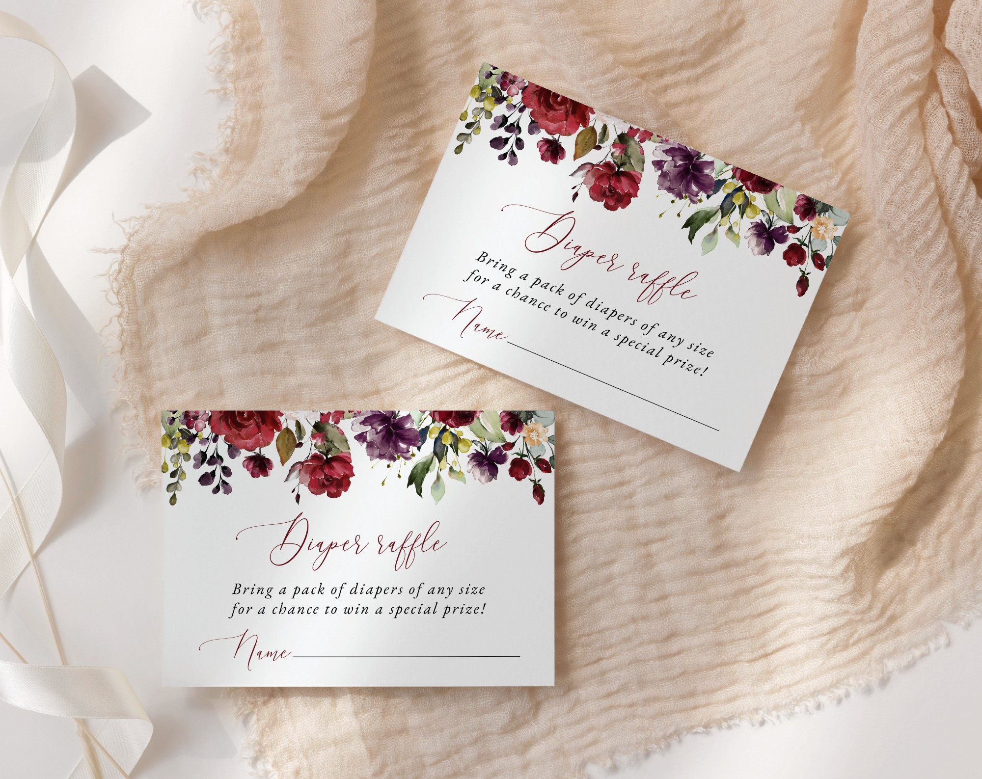 Burgundy, Purple and Blush Flowers Baby Shower Invitation Suite, Girl Baby Shower, Printable File, Edit Yourself, SH202 Burgundy, Purple and Blush Flowers Baby Shower Invitation Suite, Girl Baby Shower, Printable File, Edit Yourself, SH202