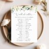 Cream White Flowers Baby Shower Games, Set of 3 Games, Girl Baby Shower, Printable File, Edit Yourself, SH203 Cream White Flowers Baby Shower Games, Set of 3 Games, Girl Baby Shower, Printable File, Edit Yourself, SH203