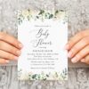 Cream White Flowers Baby Shower Invitation, Girl Baby Shower, Printable File, Edit Yourself, SH203 Cream White Flowers Baby Shower Invitation, Girl Baby Shower, Printable File, Edit Yourself, SH203